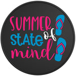 SUMMER STATE OF MIND BLACK TIRE COVER