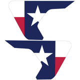 TEXAS STATE FLAG FENDER VENT DECAL FITS 2018+ JEEP WRANGLER & GLADIATOR