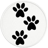 THREE PAWS PAERL WHITE CARBON FIBER TIRE COVER 