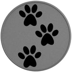 THREE PAWS SILVER CARBON FIBER TIRE COVER 