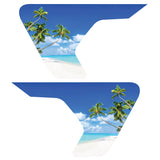 TROPICAL BEACH FENDER VENT DECAL FITS 2018+ JEEP WRANGLER & GLADIATOR