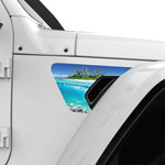UNDERWATER ISLAND FENDER VENT DECAL FITS 2018+ JEEP WRANGLER & GLADIATOR PASSENGER SIDE
