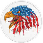 UNITED STATES AMERICAN EAGLE PEARL WHITE CARBON FIBER TIRE COVER