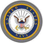 UNITED STATES NAVY SILVER CARBON FIBER TIRE COVER 