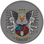 Us Army American Eagle Silver Carbon Fiber Tire Cover