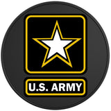 Us Army Logo Black Tire Cover
