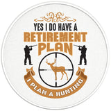 YES I DO HAVE A RETIREMENT PLAN PEARL WHITE CARBON FIBER TIRE COVER 