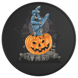 ZOMBIE HAND SCARY PUMPKIN BLACK TIRE COVER